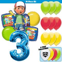Handy Manny Birthday Deluxe Balloon Bouquet