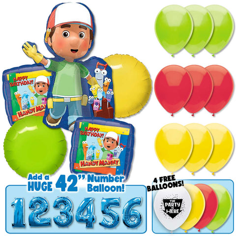 Handy Manny Birthday Deluxe Balloon Bouquet