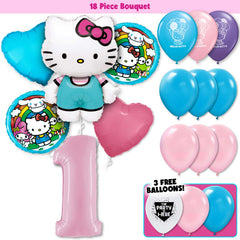 18pc Kit w/ Pink #1 Balloon