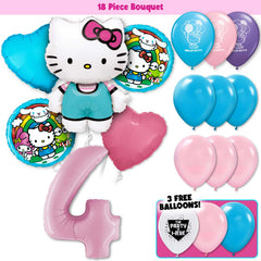 18pc Kit w/ Pink #4 Balloon