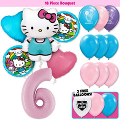 18pc Kit w/ Pink #6 Balloon