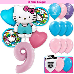 18pc Kit w/ Pink #9 Balloon