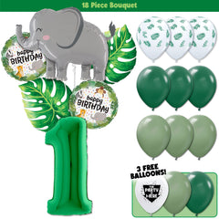 18pc Kit w/ Green #1 Balloon