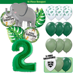 18pc Kit w/ Green #2 Balloon