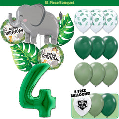 18pc Kit w/ Green #4 Balloon