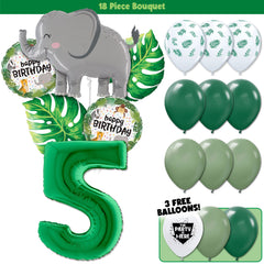 18pc Kit w/ Green #5 Balloon