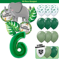 18pc Kit w/ Green #6 Balloon