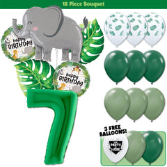 18pc Kit w/ Green #7 Balloon