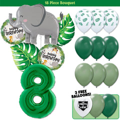 18pc Kit w/ Green #8 Balloon