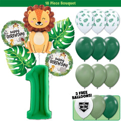 18pc Kit w/ Green #1 Balloon