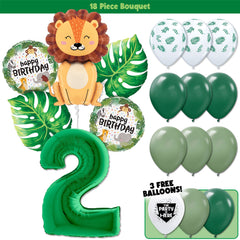 18pc Kit w/ Green #2 Balloon