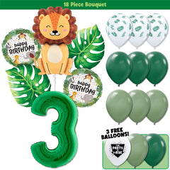 18pc Kit w/ Green #3 Balloon