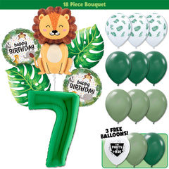 18pc Kit w/ Green #7 Balloon