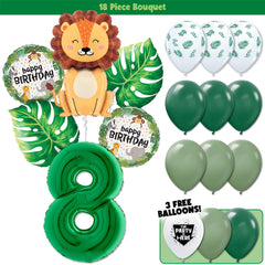 18pc Kit w/ Green #8 Balloon