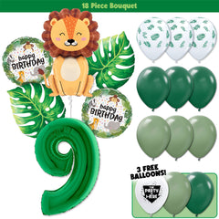 18pc Kit w/ Green #9 Balloon