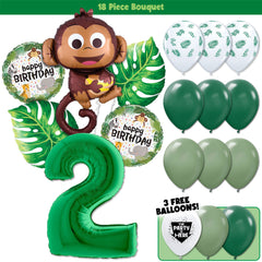 18pc Kit w/ Green #2 Balloon