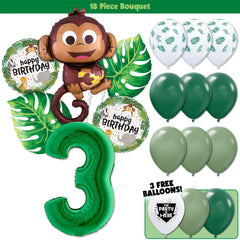 18pc Kit w/ Green #3 Balloon