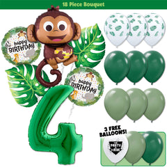 18pc Kit w/ Green #4 Balloon