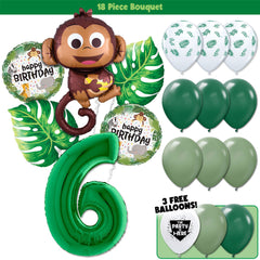 18pc Kit w/ Green #6 Balloon