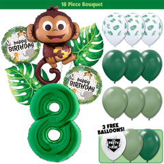 18pc Kit w/ Green #8 Balloon