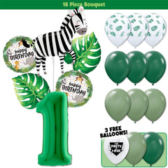 18pc Kit w/ Green #1 Balloon