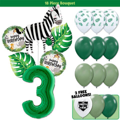 18pc Kit w/ Green #3 Balloon