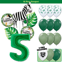 18pc Kit w/ Green #5 Balloon