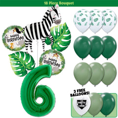 18pc Kit w/ Green #6 Balloon