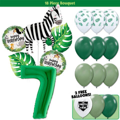 18pc Kit w/ Green #7 Balloon