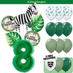 18pc Kit w/ Green #8 Balloon