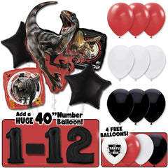 Jurassic World Velociraptor Balloon Kit - Raptor Adventure Party Decor Set