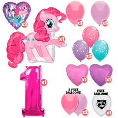 18pc Kit w/ Pink #1 Balloon