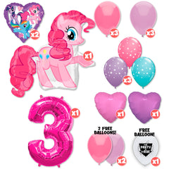 18pc Kit w/ Pink #3 Balloon