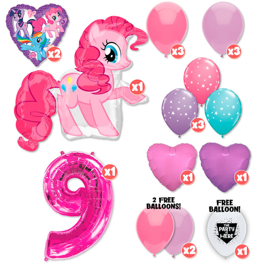 18pc Kit w/ Pink #9 Balloon