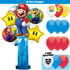 18pc Kit w/ Blue #1 Balloon