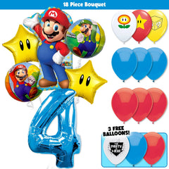 18pc Kit w/ Blue #4 Balloon