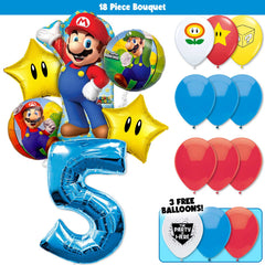 18pc Kit w/ Blue #5 Balloon