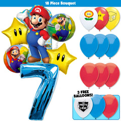 18pc Kit w/ Blue #7 Balloon