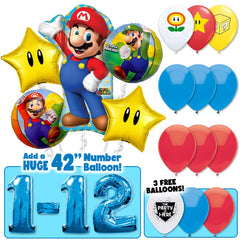 Super Mario Bros. Deluxe Balloon Bouquet Kit