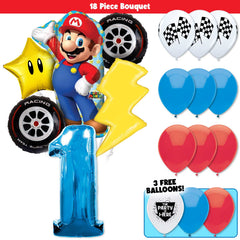 18pc Kit w/ Blue #1 Balloon