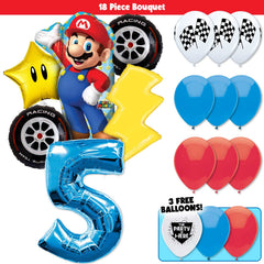 18pc Kit w/ Blue #5 Balloon