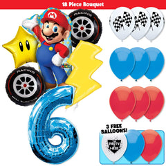 18pc Kit w/ Blue #6 Balloon