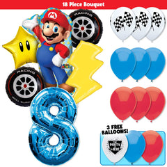 18pc Kit w/ Blue #8 Balloon