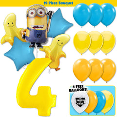 Minions Banana-rama Deluxe Balloon Bouquet