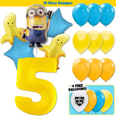 Minions Banana-rama Deluxe Balloon Bouquet