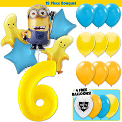 Minions Banana-rama Deluxe Balloon Bouquet