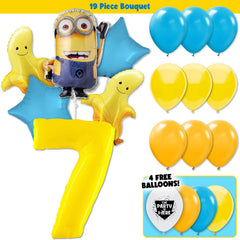 Minions Banana-rama Deluxe Balloon Bouquet