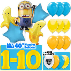 Minions Banana-rama Deluxe Balloon Bouquet