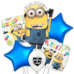 Minions Party Birthday Kit with 46 inch Minions Standup & Balloons