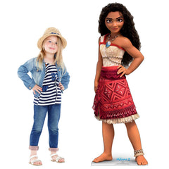 Moana Tropical Birthday Kit with 62 inch Life-Size Standup & Balloons